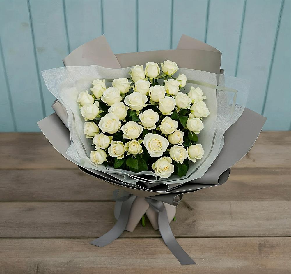 Букет Белоснежная нежность в Приозерском