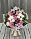 Букет цветов из: Альстромерии, Гвоздики, Розы и Хризантемы в Приозерском