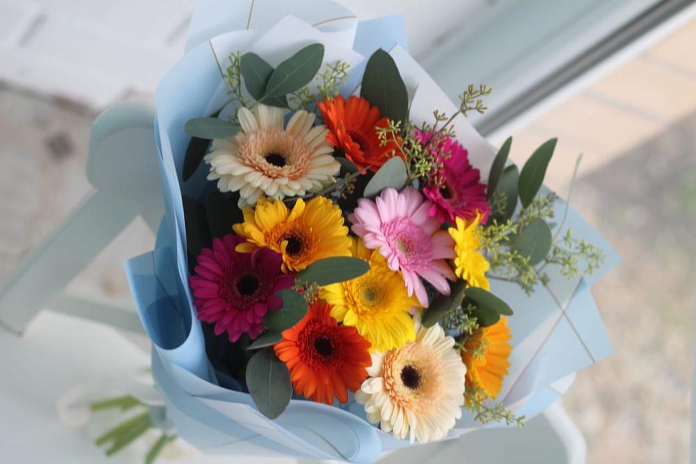 Букет цветов из: Герберы в Приозерском