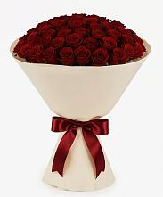Букет 101 Бордовая роза Блэк Бакарра в Приозерском