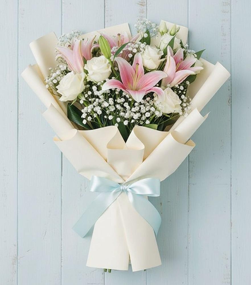 Букет цветов из: Лилии в Приозерском