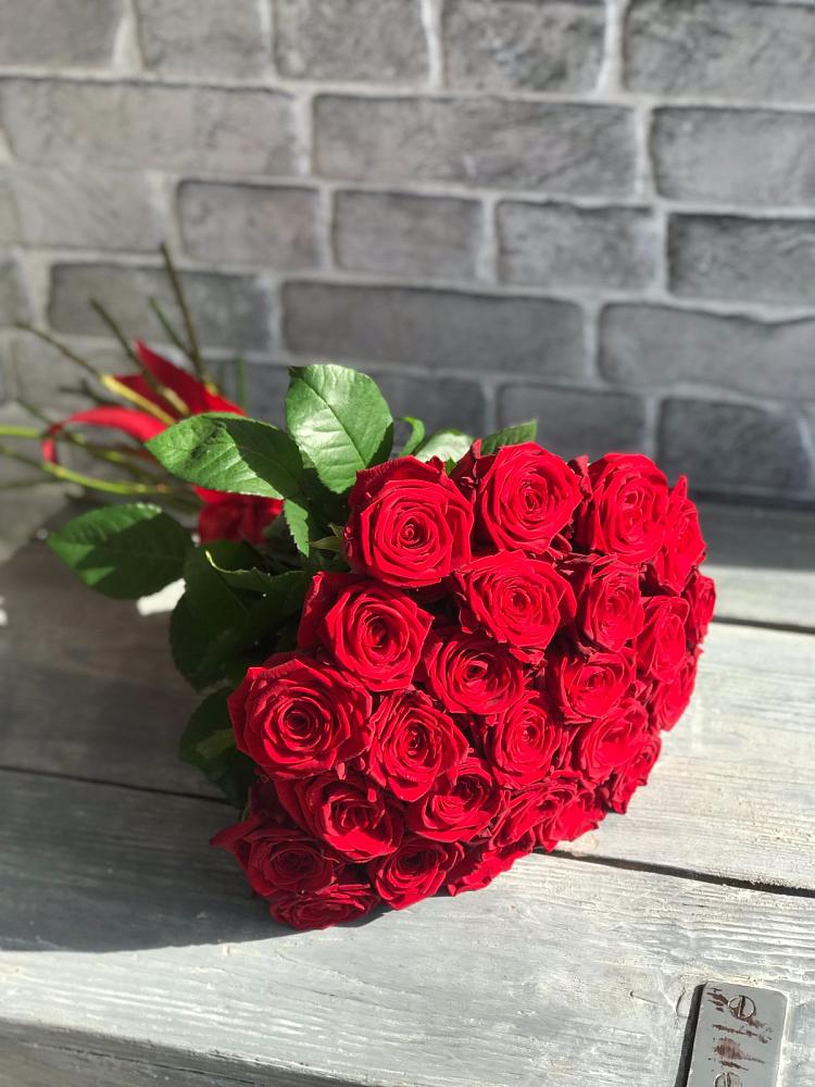 Букет Красные розы Фридом в Приозерском