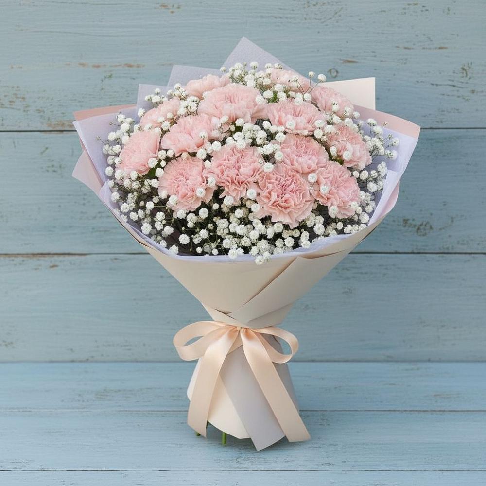 Букет цветов из: Гвоздики в Приозерском