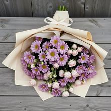 Букет цветов из:  Розы и Хризантемы в Приозерском