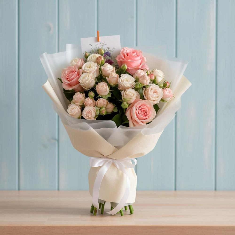 Букет цветов из: Розы в Приозерском