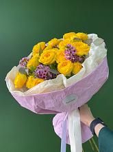 Букет Кустовые желтые розы #REPLACE_PRED# Приозерском