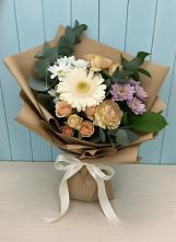 Букет цветов из:  Герберы и Хризантемы в Приозерском