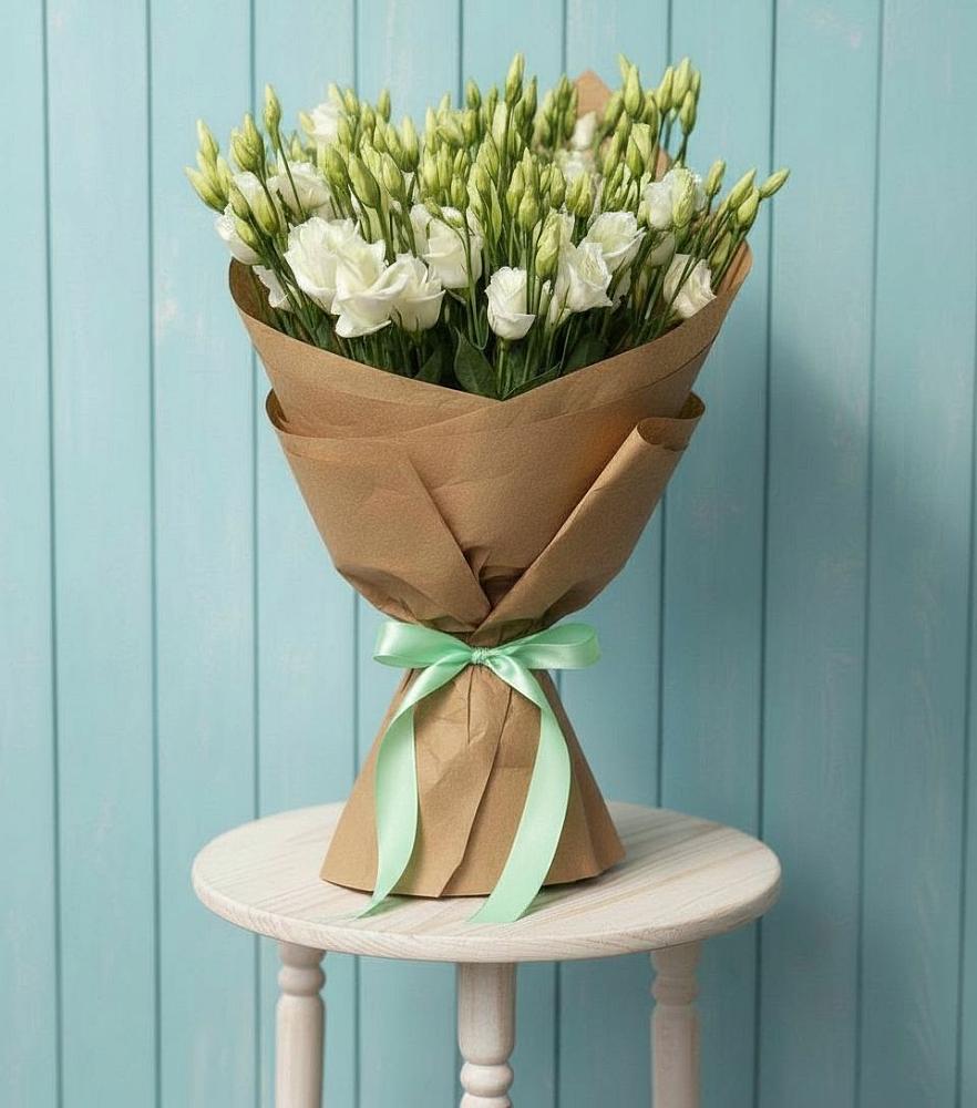 Букет цветов из: Лизиантусы в Приозерском