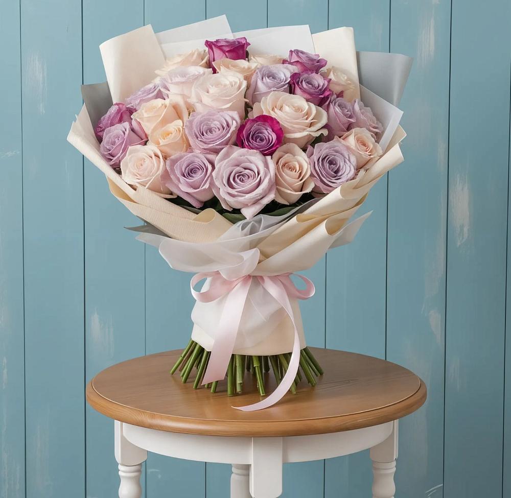 Букет цветов из: Розы в Приозерском