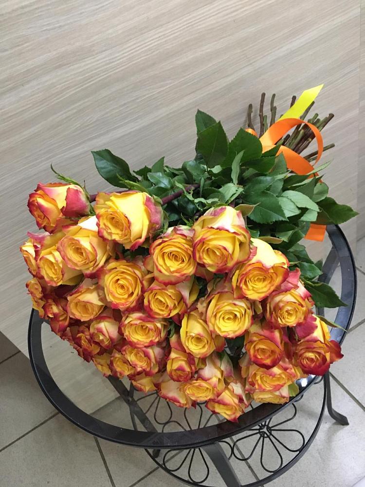 Букет Желтые розы в Приозерском