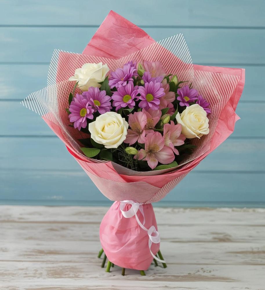 Букет цветов из: Герберы в Приозерском