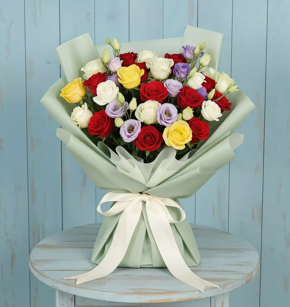 Букет цветов из: Розы в Приозерском