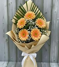 Букет цветов из:  Герберы в Приозерском